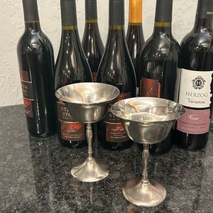 PNS silver goblets